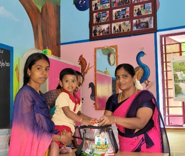 Akilandeshwari, Teacher, ICDS Virudhunagar Dt