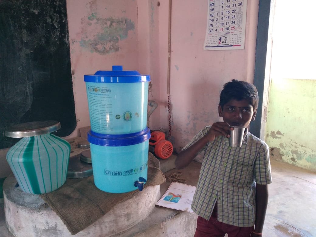 Safe drinking Water for vulnerable children in schools and anganwadis (15 Litres)